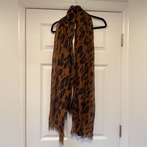 Leopard print scarf